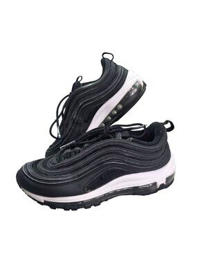 Womens Nike Air Max 97 Black & White Sneakers Retro Running Shoes Size 8
